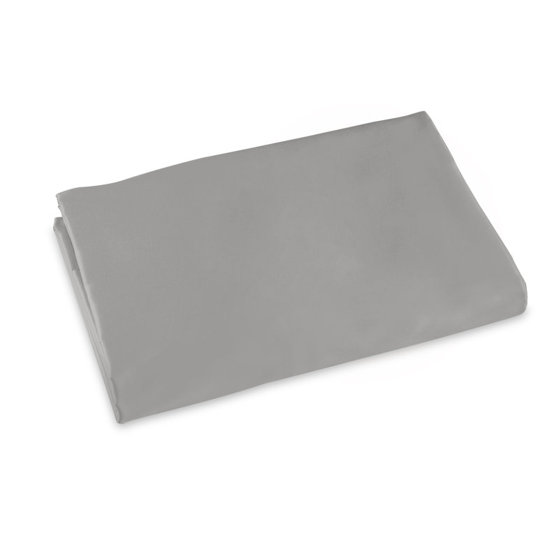 Raffaello Sateen Fitted Sheet, California King Fitted Sheet, Silver Moon