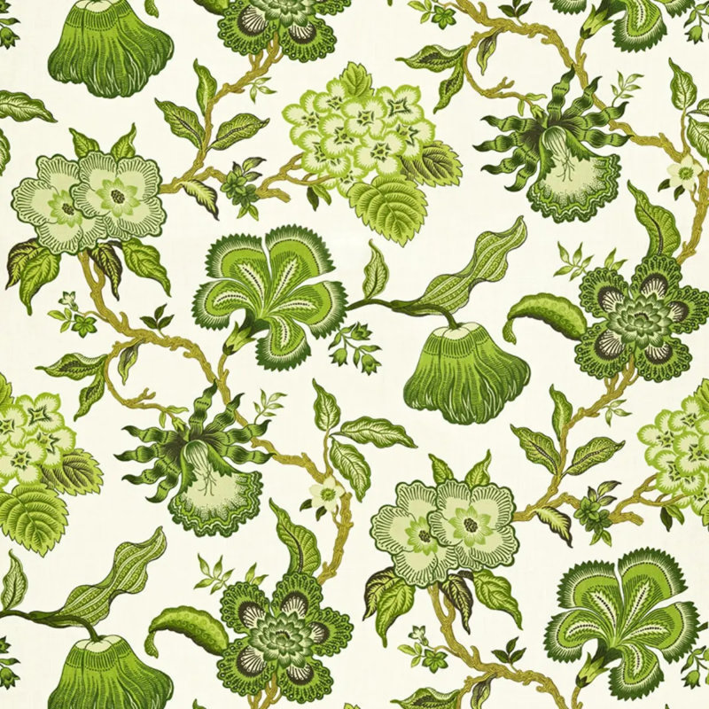 Tissu Schumacher x Celerie Kemble Hothouse, Verdure