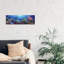 School of Fish Swimming Near a Reef, Indo-Pacific Ocean 1 Piece Wrapped Canvas Panoramic Wall Art-1368426209