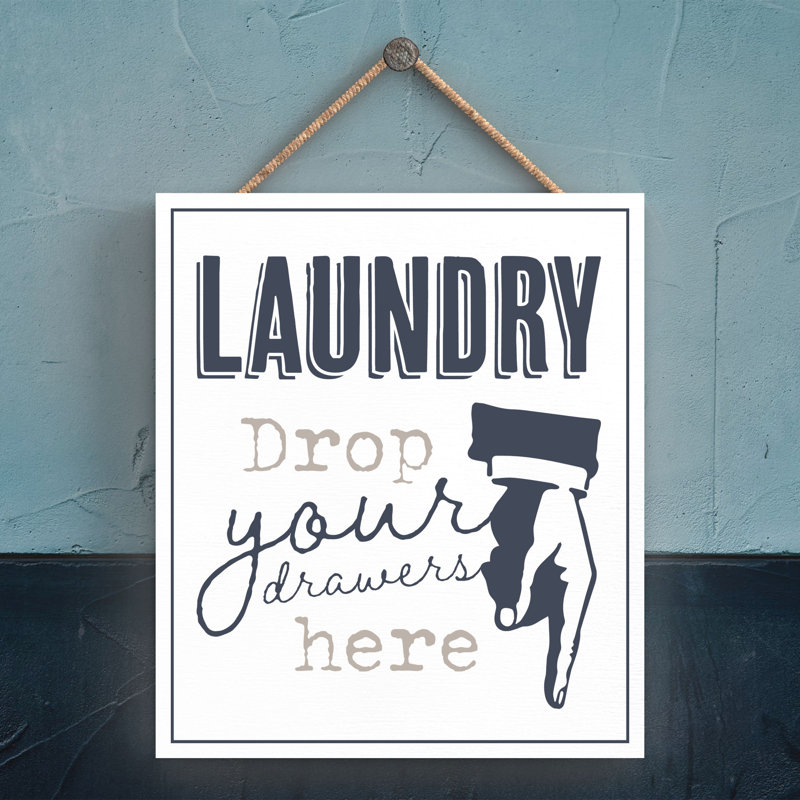 Vivid Squid Wholesale Laundry - No Frame Print on Wood