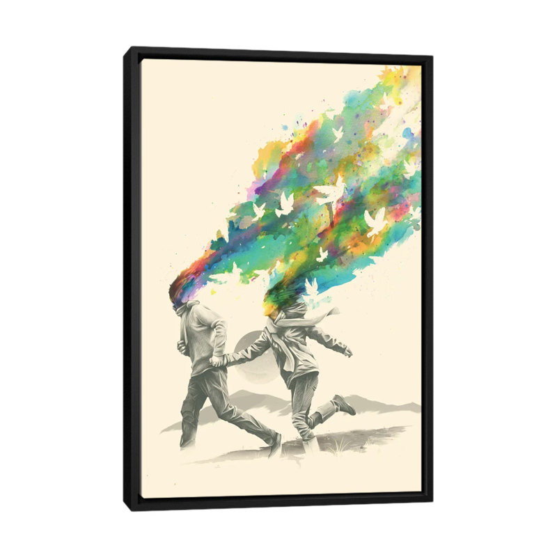 "Emanate" par Nicebleed, impression sur toile, Toile encadrée noire, Pas de tapis, H 60 po x l 40 po x P 1,5 po