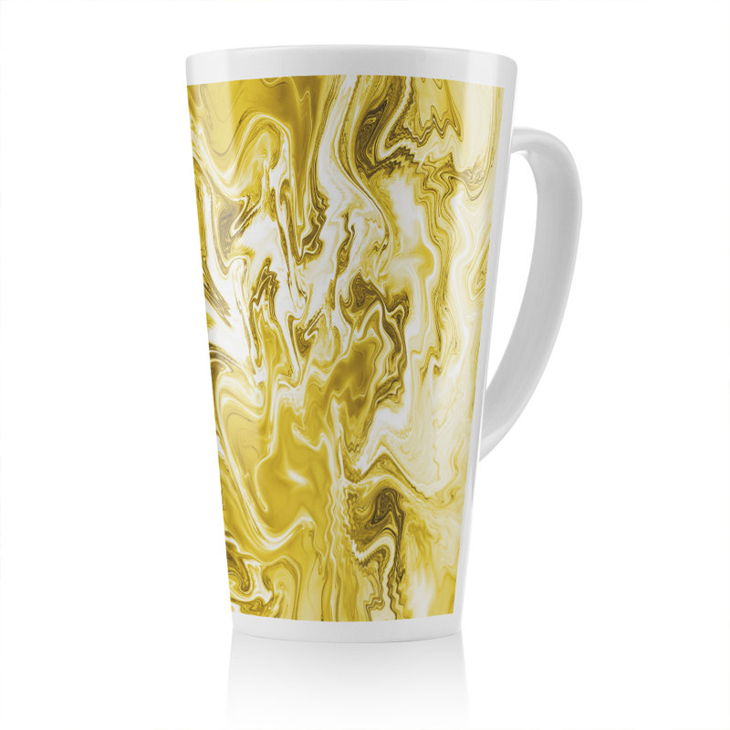 Swirled Marble Latte Mug