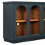 Armoire de rangement - Bleu marine. 4 portes avec tablettes réglables pour la maison. Élégant buffet bleu marine. Salle à manger. Fabrication.