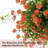 4 Bundles Artificial Flowers Outdoor Fake Plants Faux Floral Arrangements Garden Porch Vase Decor-886225085