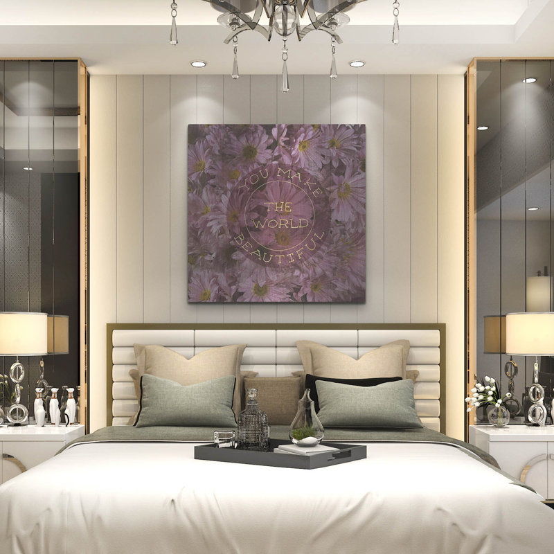 Trinx «Flowersay 4» par Art Licensing Studio, art mural en métal