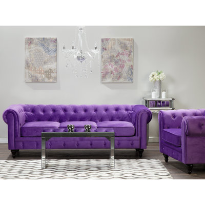 Streeter 3 Seater Velvet Sofa
