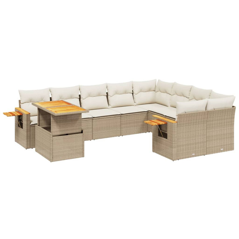 Ensemble de canapé de jardin Vidaxl