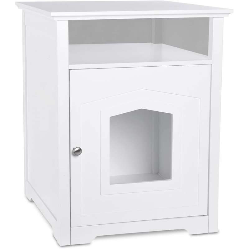 Enceinte de litière en bois Milla, H 25,2 po x l 19,9 po x P 20,9 po