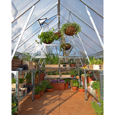 8 Ft W x 7.5 Ft D Lean-to Greenhouse