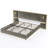 Calviano Upholstered Platform Bed With Wingback Headboard, LED Lighting, And Storage Side Panels-117216290-117216292