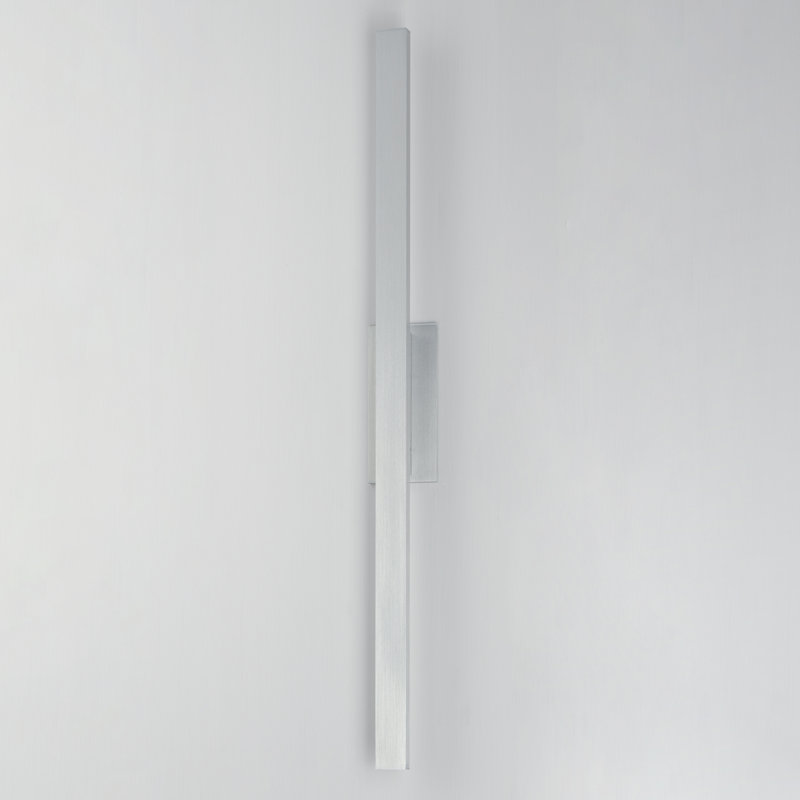 Chesnet-Outdoor Wall Mount, 51" H x 4.5" W x 2.75" D, Satin Aluminum