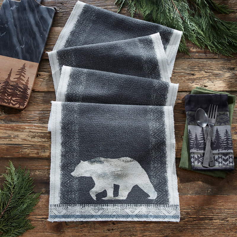 Mendon Runner No Pattern Printed Table Runner