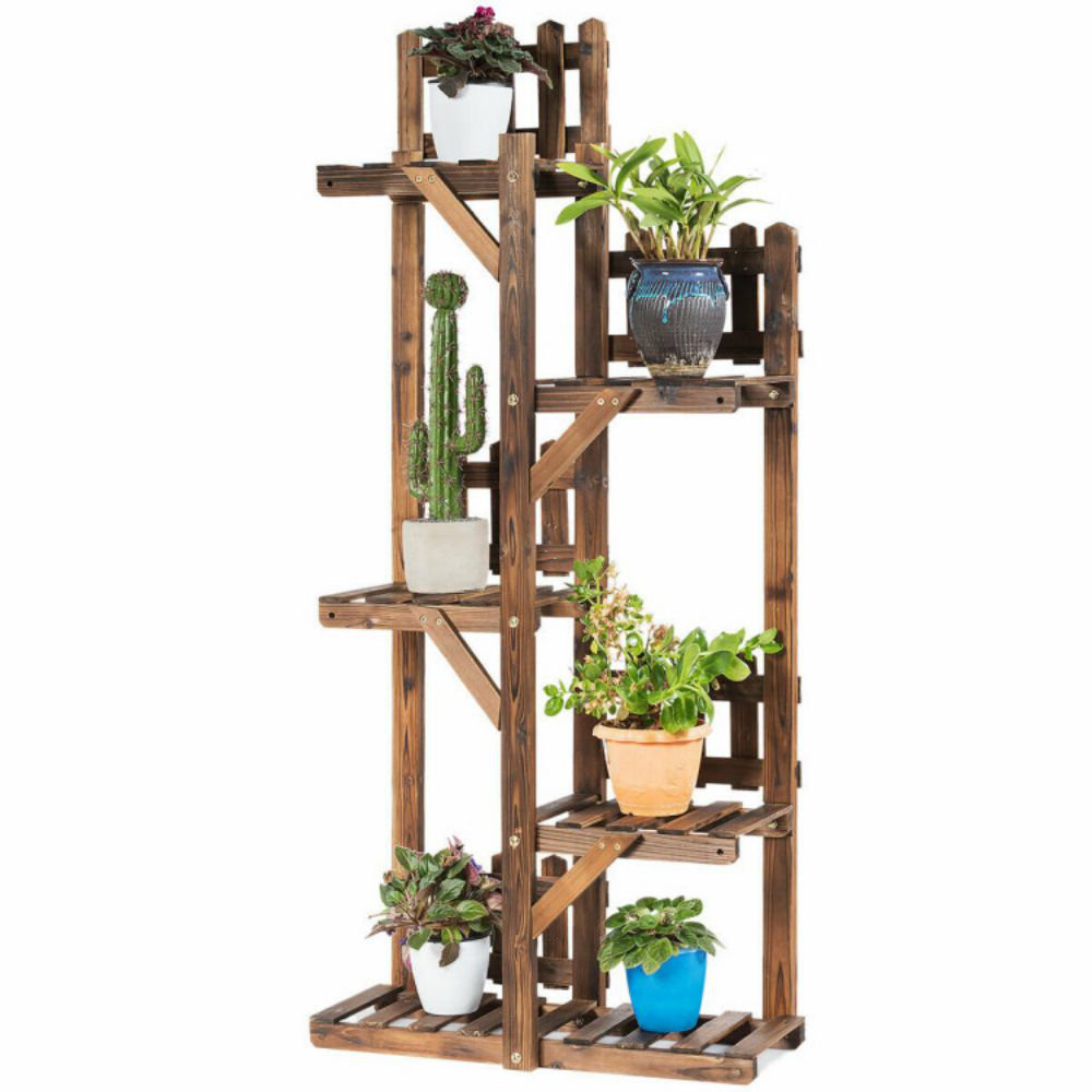 Baptiste-Jean Wood Weather Resistant Plant Stand Red Barrel Studio®