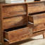 La commode double 6 tiroirs présente un design rétro et biseauté-2136104153-2136104151
