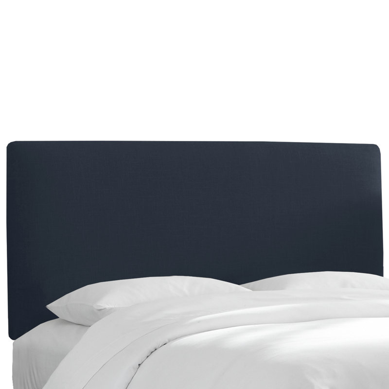 Tête de lit tapissier Miran, Double, Tissu natté ivoire Klein