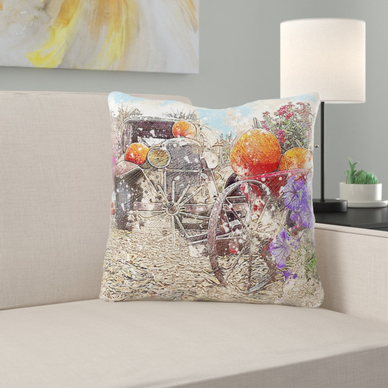 Coussin de voiture Florissant, Microsuède, Intérieur