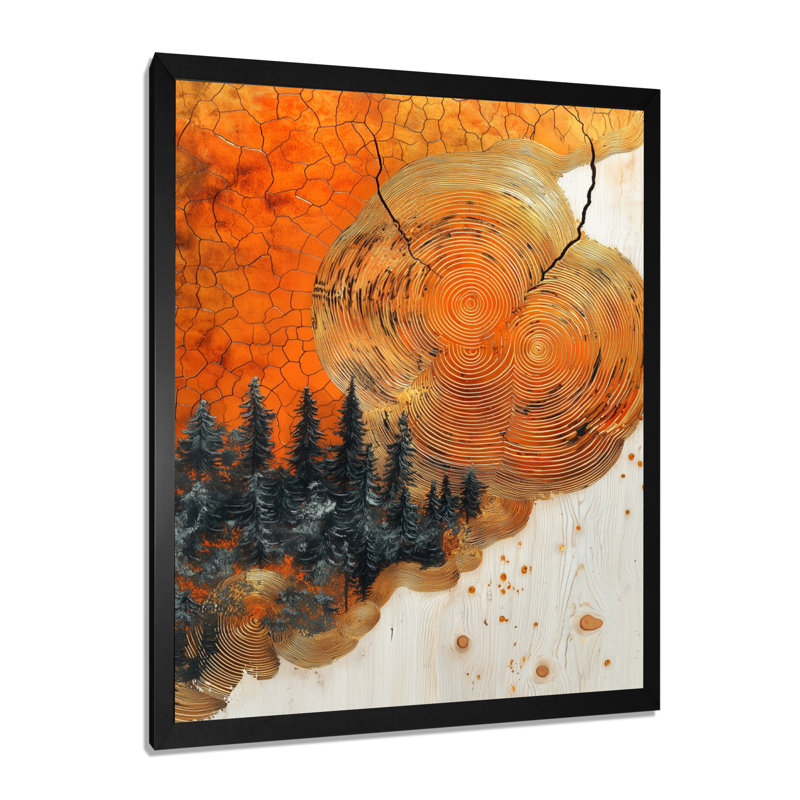 Kemry - Landscapes Canvas Prints, Noir, H 20 po x l 12 po, Reproduction encadrée d'une seule photo