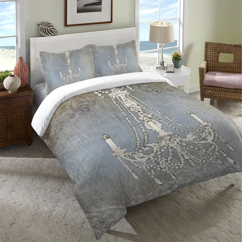 Housse de couette en microfibre Luxurious Lights, Housse de couette pour très grand lit