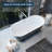 59" Freestanding Bathtub with Drain in Chrome, cUPC Certified, Perfect for Your Bathroom-122431606