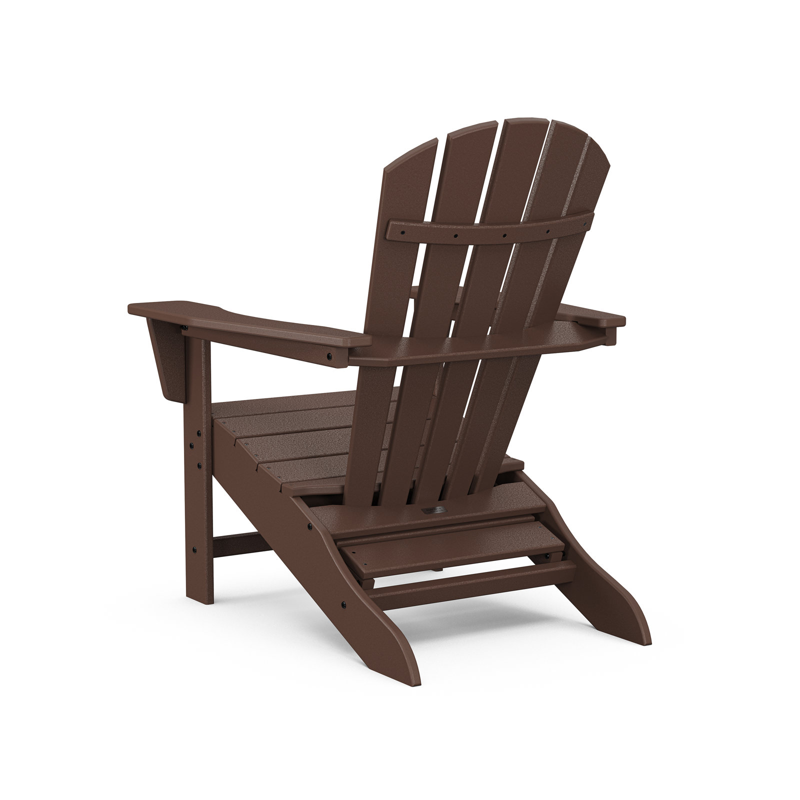 POLYWOOD® Verlyn Adirondack Chair with Leg Rest, Mahogany