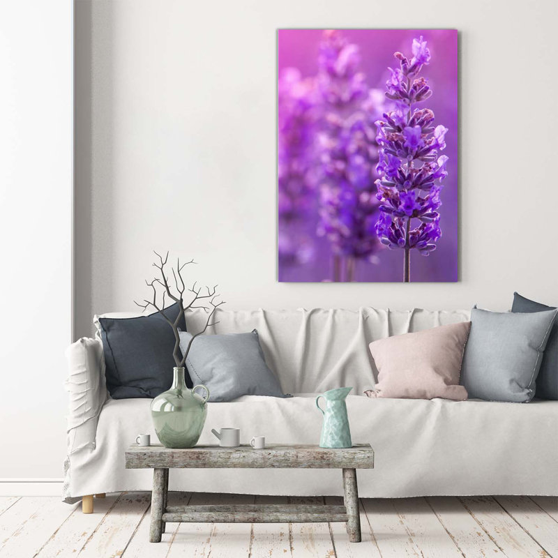 Lavender Field - Wrapped Canvas Print