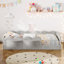 Lits simples sécuritaires avec rangement, lit en bois aggloméré moderne pour chambre d'enfant