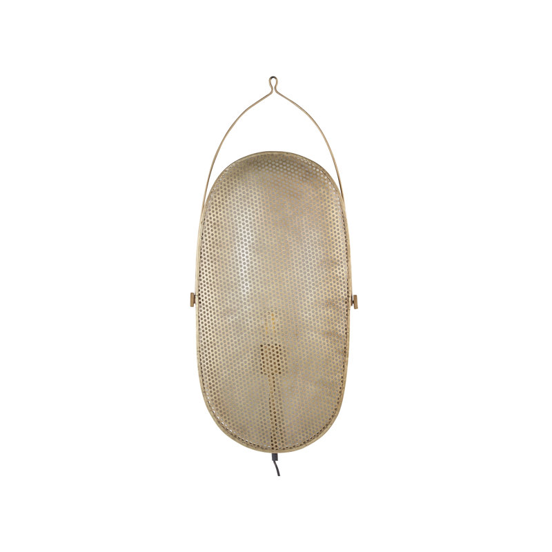 Aniah Iron Plug-in Flush Mounted Sconce