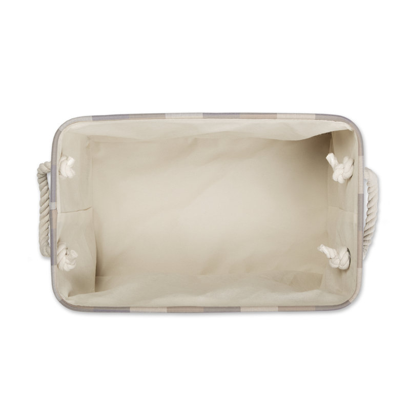 Bac en tissu, H 15 po x l 12 po x P 17,5 po, Pierre