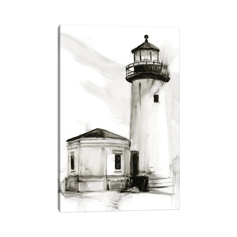 Lighthouse Study II by Ethan Harper - Wrapped Canvas Painting, 66.04 cm H x 45.72 cm W