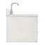 Ensemble de meuble-lavabo simple mural 54,25 "Macmullin-1191661089
