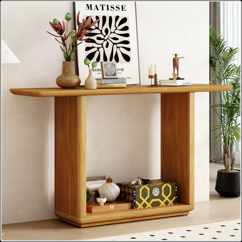 Console Mirod Elegant Minimalist, Brun