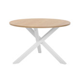 Lisbon Round Solid Wood Base Dining Table