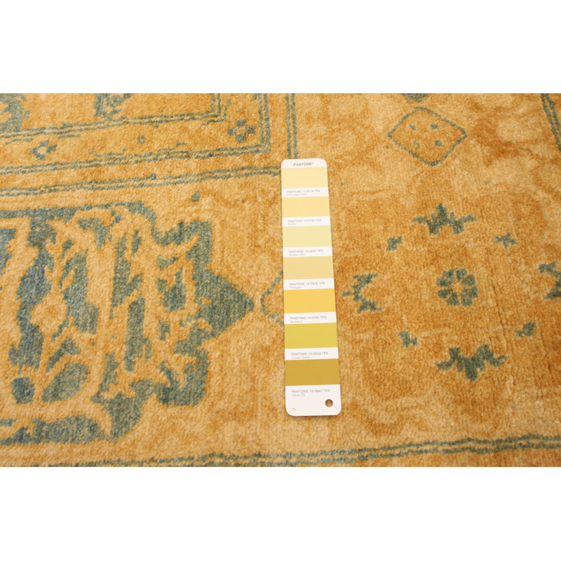 Tapis décoratif de laine noué à la main de conception unique 8 pi 1 po x 9 pi 10 po bumber New Age 18/20 Pak