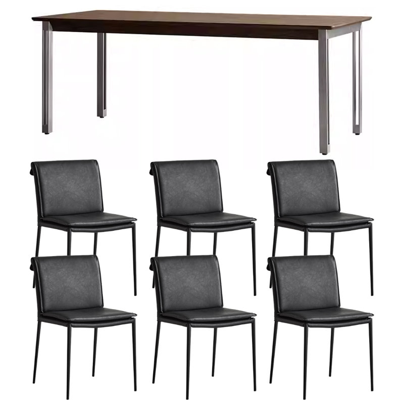 Light Luxury Modern Metal Sense Rectangular Table