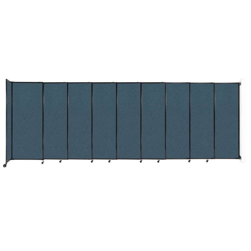 Cloison coulissante 5 pi, 82" H x 237" W x 1" D, Caraïbes