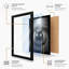 Hypnotic Cat Geometric - Framed Print-587046834-587046832