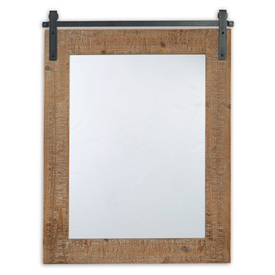 Anaan Wood Flat Mirror