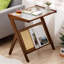 Table de bout avec rangement - table d'appoint, idéale pour le salon, design compact et élégant