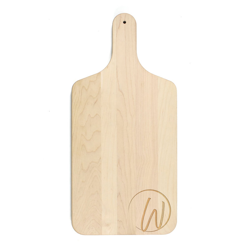 Monogramme circulaire - planche à découper