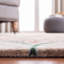 Tapis ivoire / gris en laine touffeté à la main Abruzzino-91870599