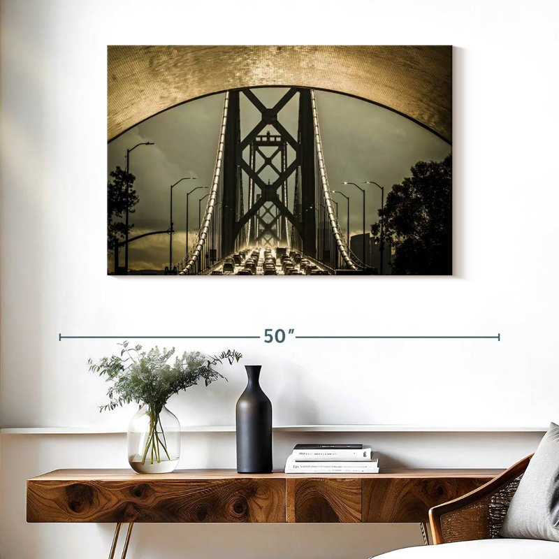 Lilie Bridge Traffic, 26" H x 39" W