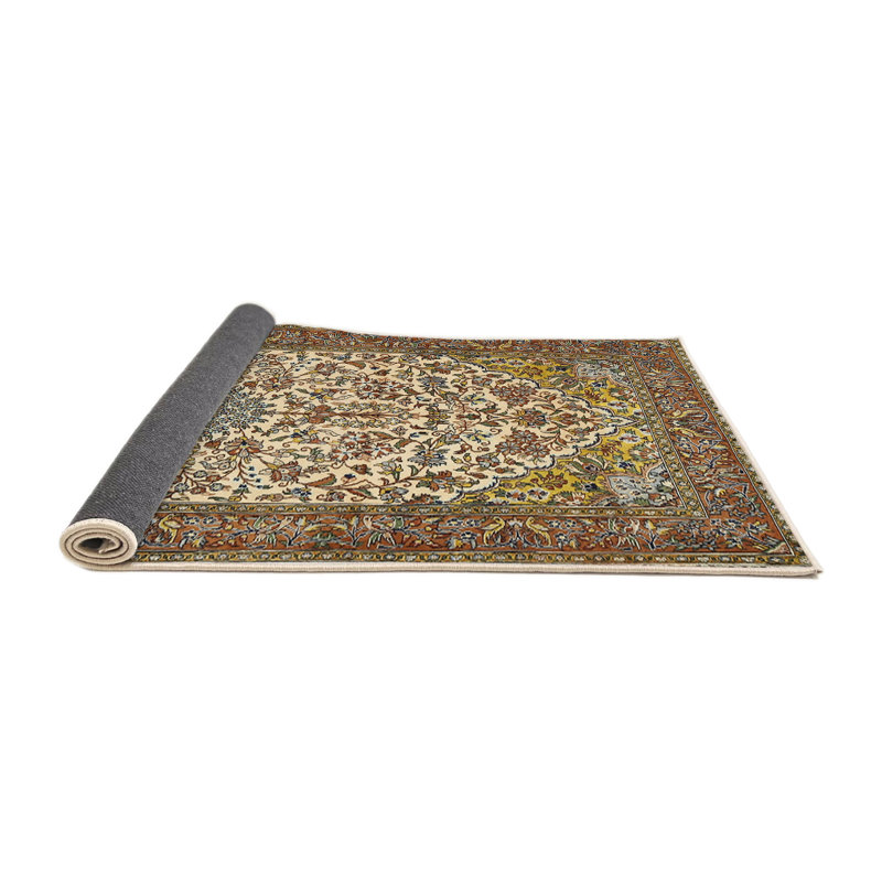 Tapis oriental beige, Rond 7 pi