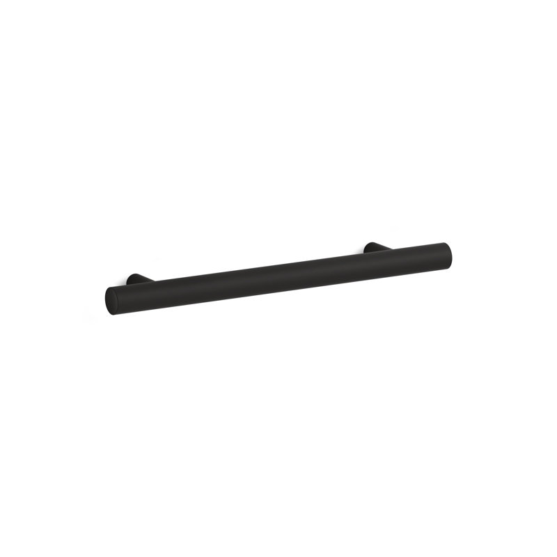 Purist 5" Center to Center Bar Pull, Noir mat, 5"