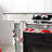 28''W Small Electric Fireplace with Mirrored Mantel