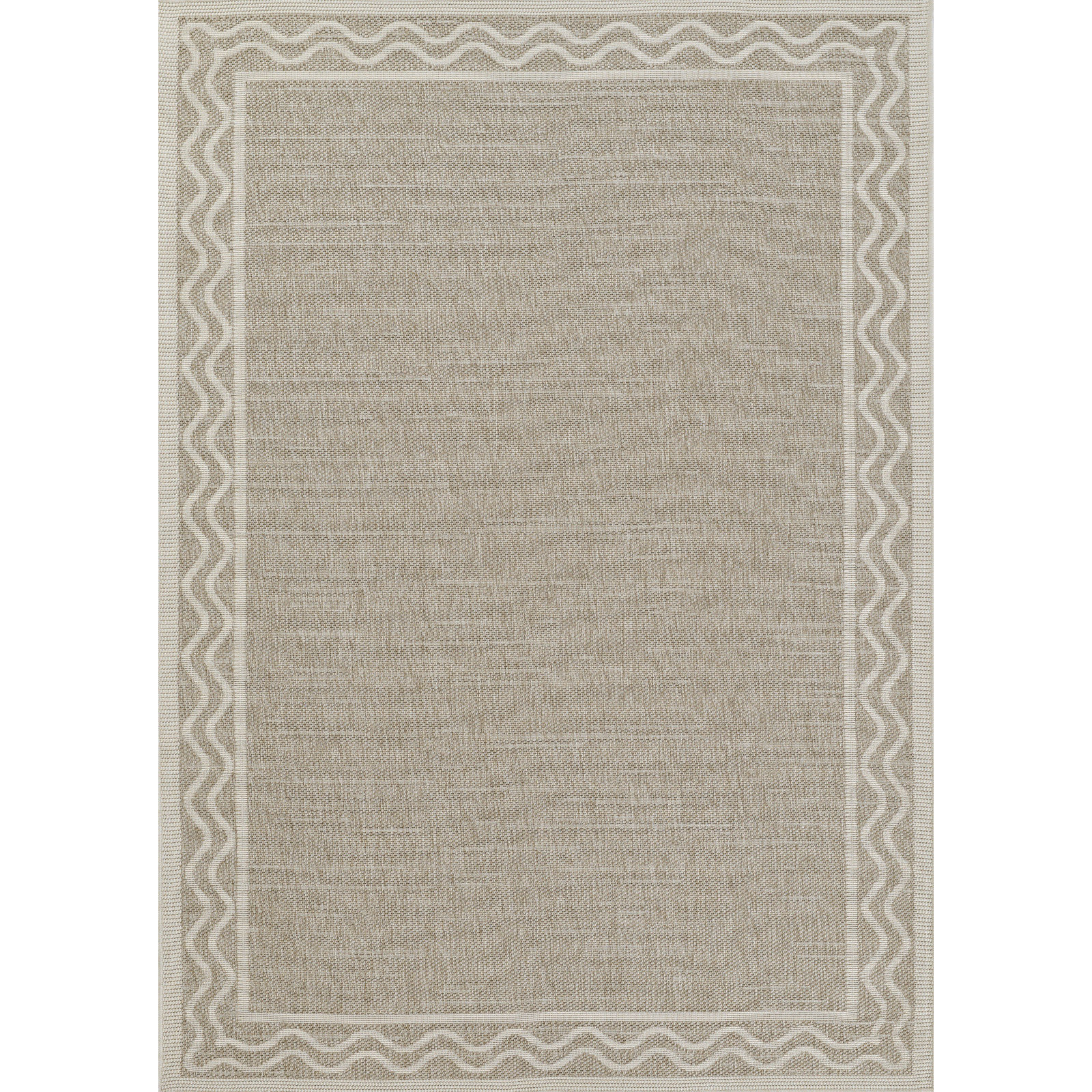 Saybrook Gray Indoor Outdoor Rug, Runner 2'7" x 7'6"