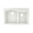 Quartz Luxe 33" L x 22" W Double Basin Drop-In Kitchen Sink with Aqua Divide-18959089