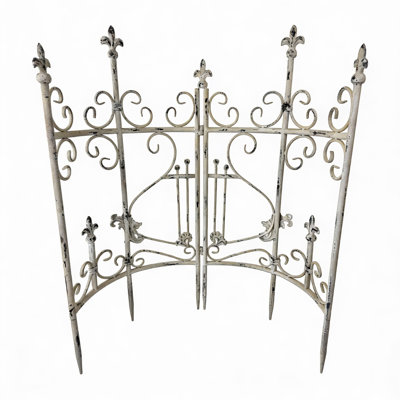 Sungmor 31.1'' By 28.34''Iron Garden Fence