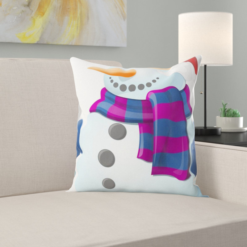 Coussin bonhomme de neige