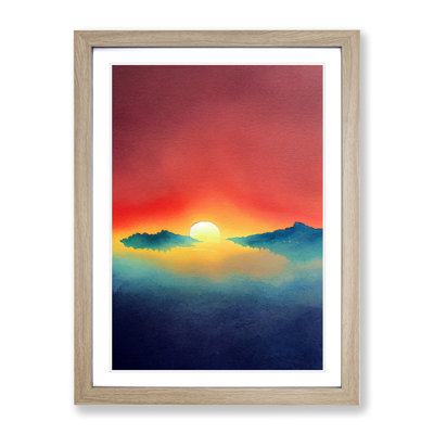 Precious Sunset - Single Picture Frame Print