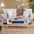 Levi Glass Top Single Coffee Table-25226370
